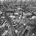 Aerial photo of Portsmouth showing the Tricorn in 1969. The News 692287-1