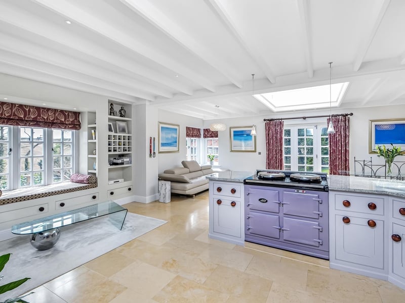 This four bedroom detached house in Hambledon is on sale for £1,895,000. It is listed by Fine and Country