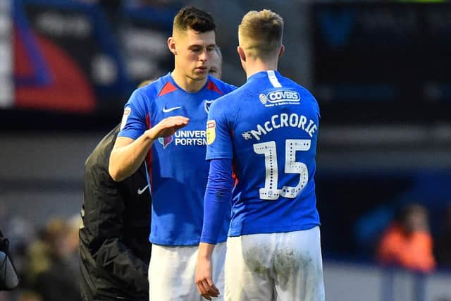 Ross McCrorie was replaced by James Bolton against Ipswich in December after a recurrence of a hamstring injury. Picture: Graham Hunt