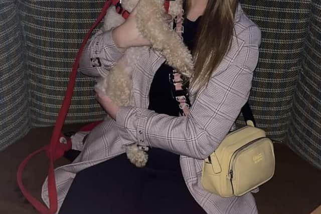 Owner of For Paws Truly, Chloe Wheeler, which has been shortlisted in the UK’s funniest small business name competition.