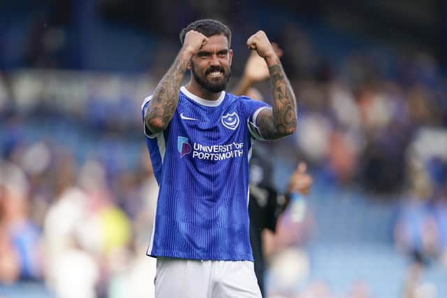 Marlon Pack was involved in all three of Pompey's goals in their 3-1 triumph over Peterborough. Picture: Jason Brown/ProSportsImages