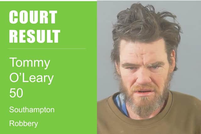 Tommy O’Leary. Pic Hants police