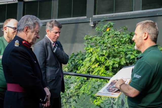 Alan Titchmarsh visited Marwell Zoo on March 14 to present the Queen’s Award for Enterprise: Sustainable Development, that was bestowed upon Marwell last year. 
Picture credit: Marwell Zoo