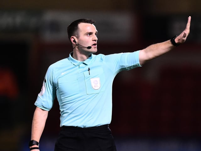 Ben Speedie: This is the first time Speedie has taken charge of a Pompey game this season. He averages three yellow cards per game.