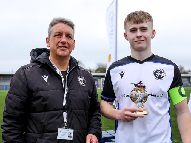 Fleur de Lys' Kai Kabarry was named man of the match. Picture: Chris Moorhouse