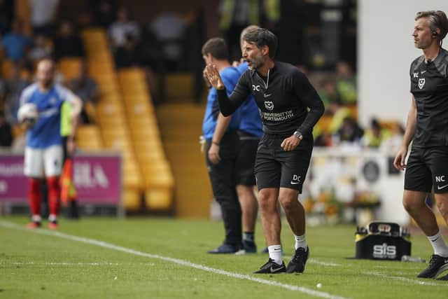 Danny Cowley's Pompey side are top of League One following their 1-0 triumph at Port Vale - a fourth successive victory. Picture: Jason Brown/ProSportsImages