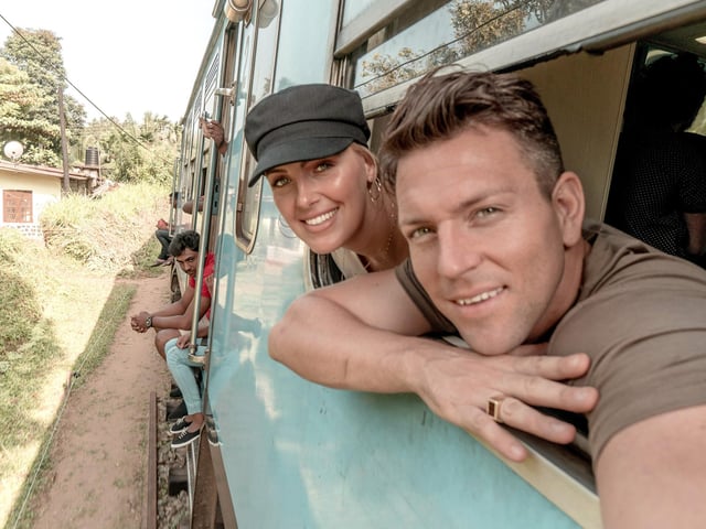 Portsmouth-born Graeme Robertson and his partner, Theodora Van De Pol, have amassed 20K Instagram followers and 165K YouTube subscriptions as they travel the world.