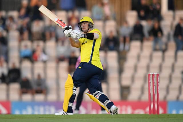 Hampshire debutant Ben McDermott. Photo by Alex Davidson/Getty Images