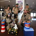 Ghostbusters in Port Solent, Portsmouth, raising money for Cancer Research.

Saturday 28th October 2023.

Picture: Sam Stephenson.