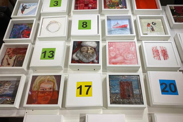 The Advent Calendar Window at Jack House Gallery