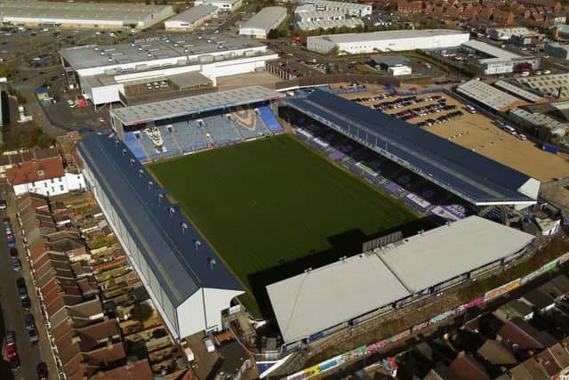 Fratton Park aerial. Picture: Levi Allen