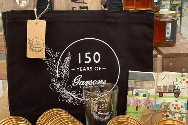 Garsons in Titchfield is marking its 150th year in business. Part of its 150 Collection of commemorative items.