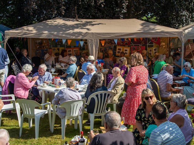 The 60th anniversary garden party at Abbeyfield in Fareham. Picture: Mike Cooter (290723)