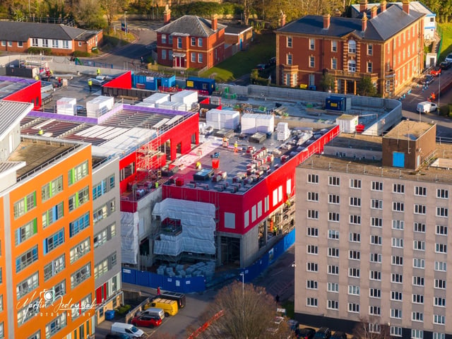 The new A&E department is due to be open by next winter. 
Picture: Marcin Jedrysiak