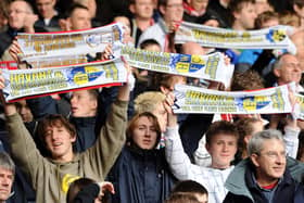 Hawks fans at Anfield. Picture by Allan Hutchings.