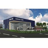 A new car showroom that will be built in Bilton Way, Portsmouth