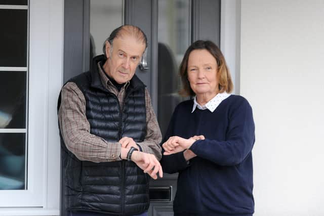 Penny Whitehead and her partner Adrian Ross-Brown from Rowlands Castle Picture: Sarah Standing