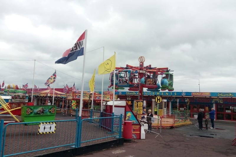 Some of the attractions back in action at Ocean Beach Pleasure Park.