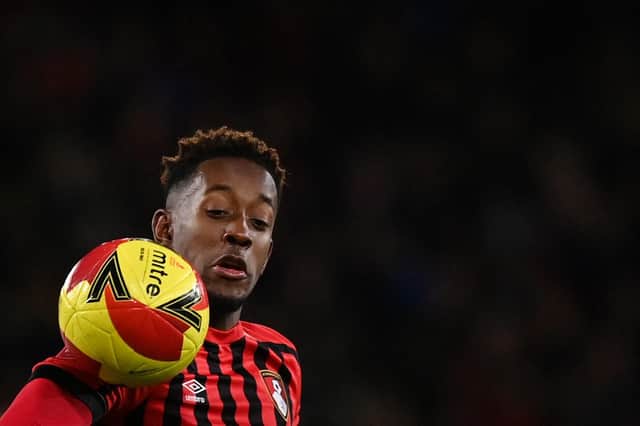 Jamal Lowe has scored seven goals in 36 matches for Bournemouth this season - and will now be playing in the Premier League. Picture: Glyn KIRK/AFP