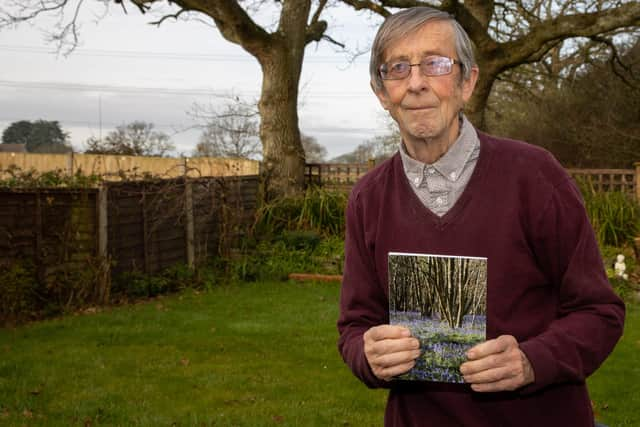 Collector Neil Browning of Waterlooville has written a book in memory of his late wife, which includes a selection of poems and lymerics which he hopes to get published. Photos by Alex Shute