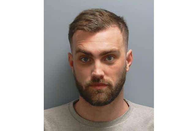 Liam Kingswell, 25, had his suspended sentence for criminal damage and controlling and coercive behaviour upped on appeal to two years and nine months 