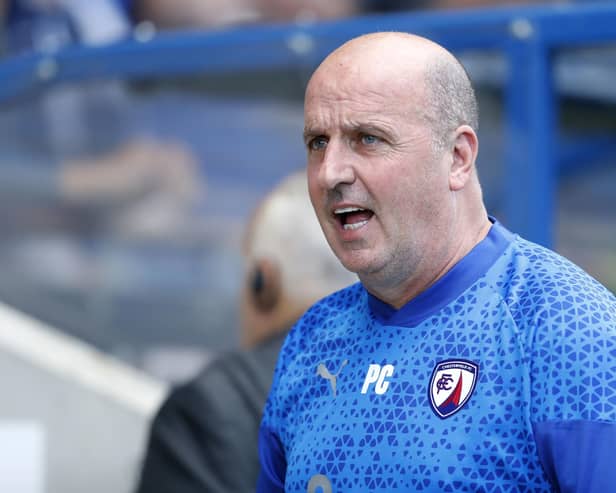 Former Pompey boss Paul Cook welcomes his old side to Chesterfield in the FA Cup on Sunday: Will Matthews/PA Wire.
