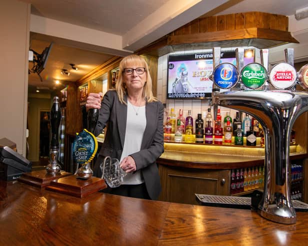 Pictured: Landlady Carol Baker.

Picture: Habibur Rahman