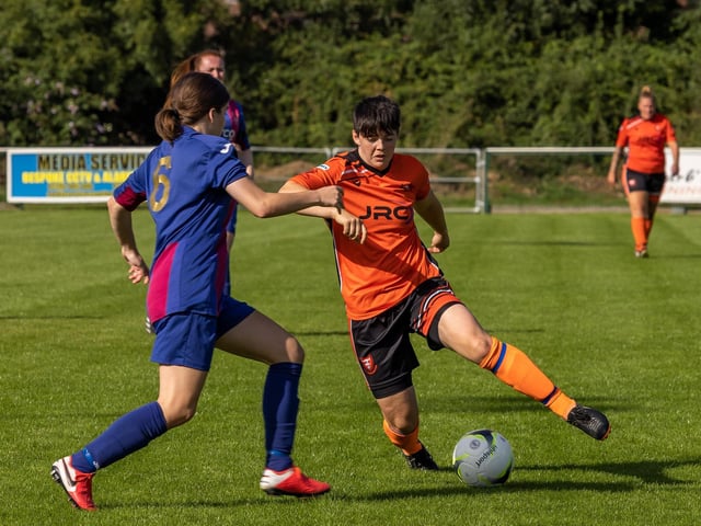 Ruby Webber and Eilidh Currie. Picture: Mike Cooter