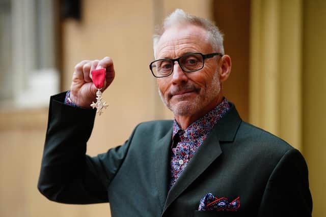 Mark Steadman with his MBE. Picture by: Victoria Jones/PA Wire