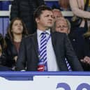 Andy Redman, right, alongside Pompey director Eric Eisner