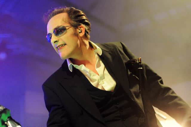 The Damned playing at The Pyramids in Southsea in November 2016. 

Pictured is: Dave Vanian.

Picture: Paul Windsor