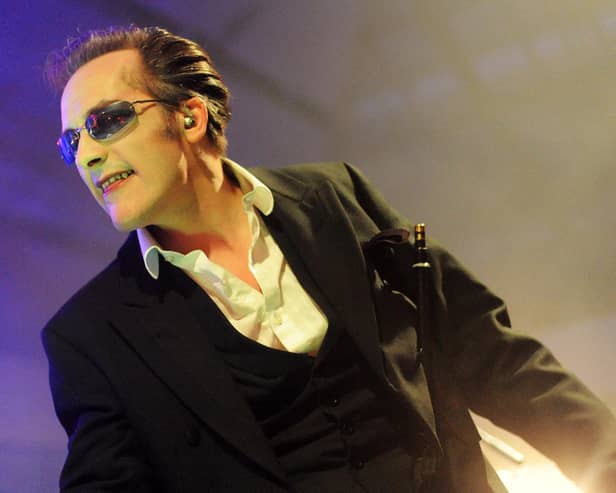 The Damned playing at The Pyramids in Southsea in November 2016. 

Pictured is: Dave Vanian.

Picture: Paul Windsor