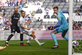 Connor Ogilvie, who scored at MK Dons on Good Friday, misses today's visit of Morecambe through injury. Picture: Jason Brown/ProSportsImages