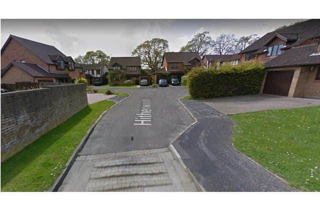 Hitherwood Close, one of the streets that was targeted by thieves. Photo: Google