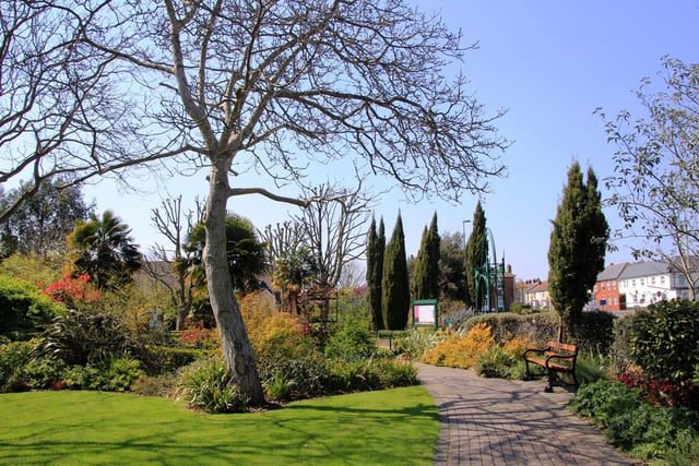 The sensory Garden of Reflection in Fareham town centre