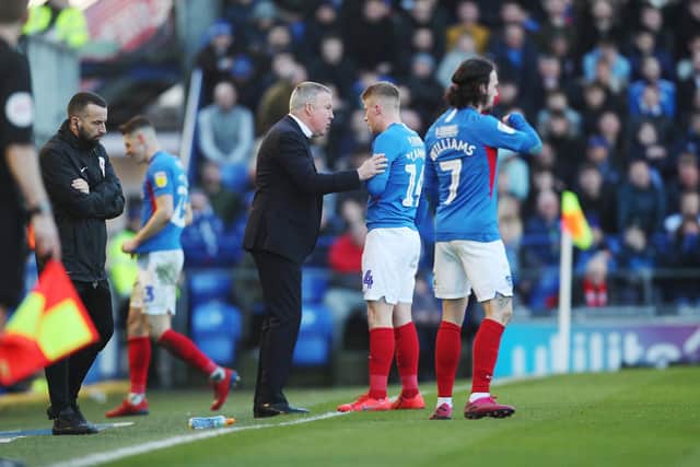 Andy Cannon and Kenny Jackett. Picture: Joe Pepler
