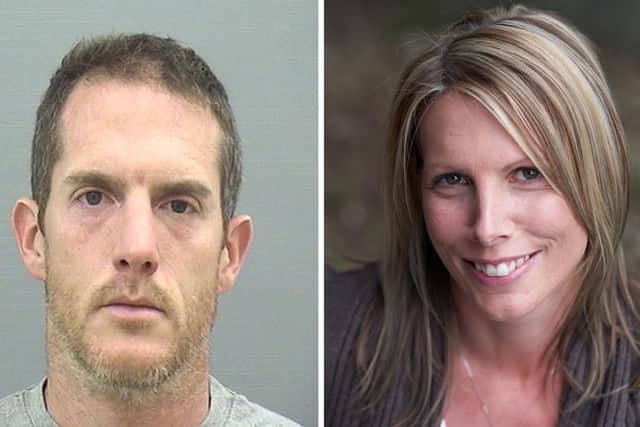 Former police officer Timothy Brehmer (left) and mother-of-two Claire Parry, who died his car on May 9. Picture: Dorset Police/PA Wire