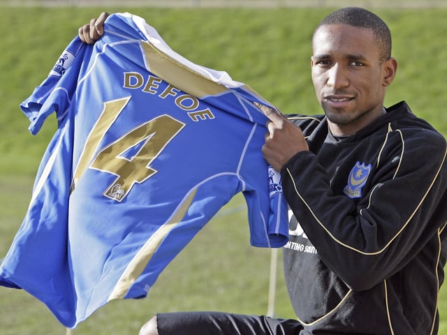 The striker arrived at Pompey on deadline day in January 2008 for £7.5m from Spurs. The striker had an impressive - but short - stay at Fratton Park, scoring 17 goals in 36 outings. The former England international made a return to White Hart Lane 12 months later after controversially leaving PO4 in January 2009.