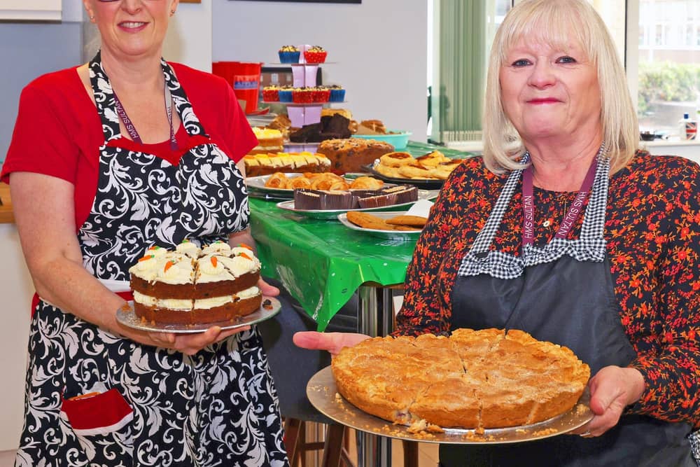 Carole Henderson and Andrea Jones organised a coffee morning to raise money for Macmillan.