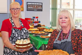 Carole Henderson and Andrea Jones organised a coffee morning to raise money for Macmillan.