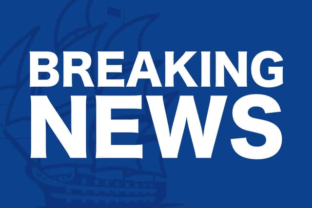 Emergency crews were called to the scene shortly after 7.30pm.