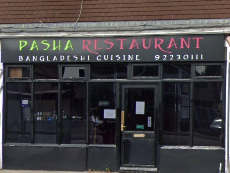 Pasha Restaurant at was given a hygiene rating of 5 by the Food Standards Agency after an assessment on February 28.