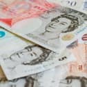File photo of British pound notes