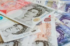 File photo of British pound notes
