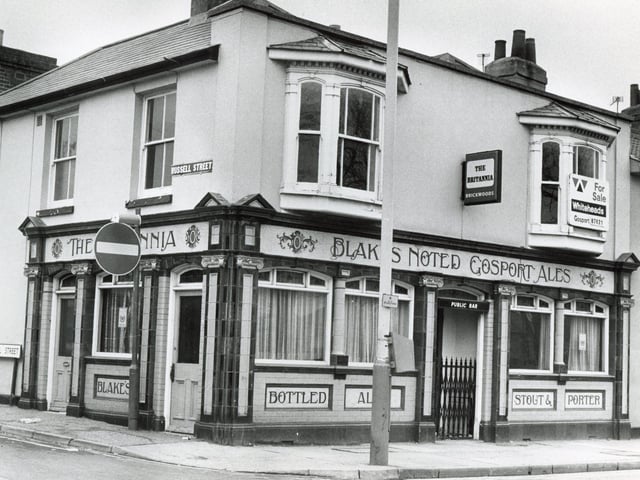 The Britannia pub in Russell Street, Gosport in 1983.Picture: (4263-1)