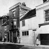 The Nine Elms Tavern, where Guildhall Walk is now, Portsmouth in pre-1906