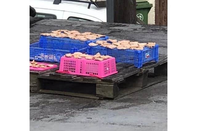 Bola House Chinese takeaway in Southsea is now being investigated after pallets of food pictured on the roof of the building.