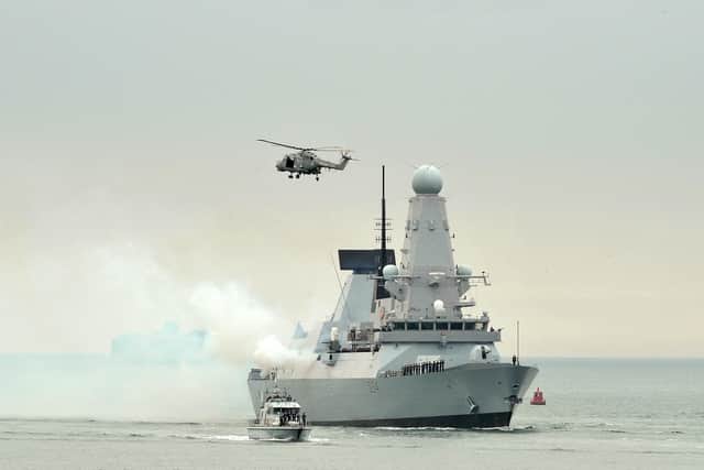 It is understood that HMS Diamond is set to leave Portsmouth later today. Picture: Steve Reid (121903-785)