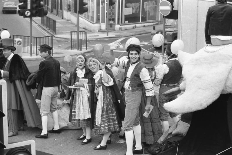 The Christmas Panto Parade through Sunderland in December 1984. Remember it?