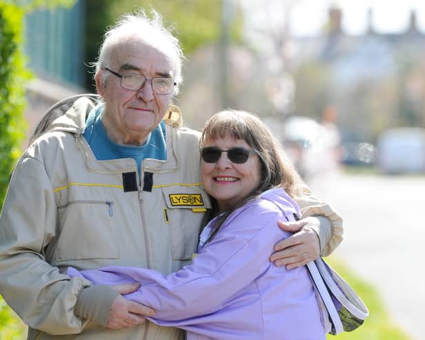 Martin Marks and his wife Margaret, from Lee-on-the-Solent, celebrated their Golden Wedding Anniversary on April 3, 2021.

Picture: Sarah Standing (080421-3317)